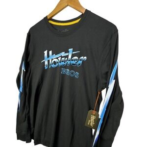 Howler Bros Electric‎ Metallic Long Sleeve Graphic Tee Lightning Bolt Size S